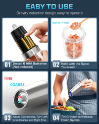 Electric pepper & salt  grinder