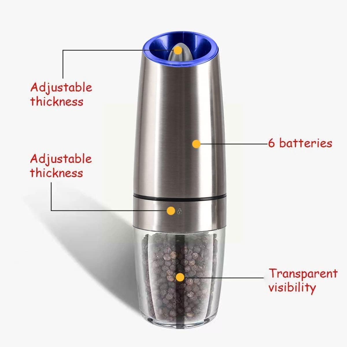 Electric pepper & salt  grinder