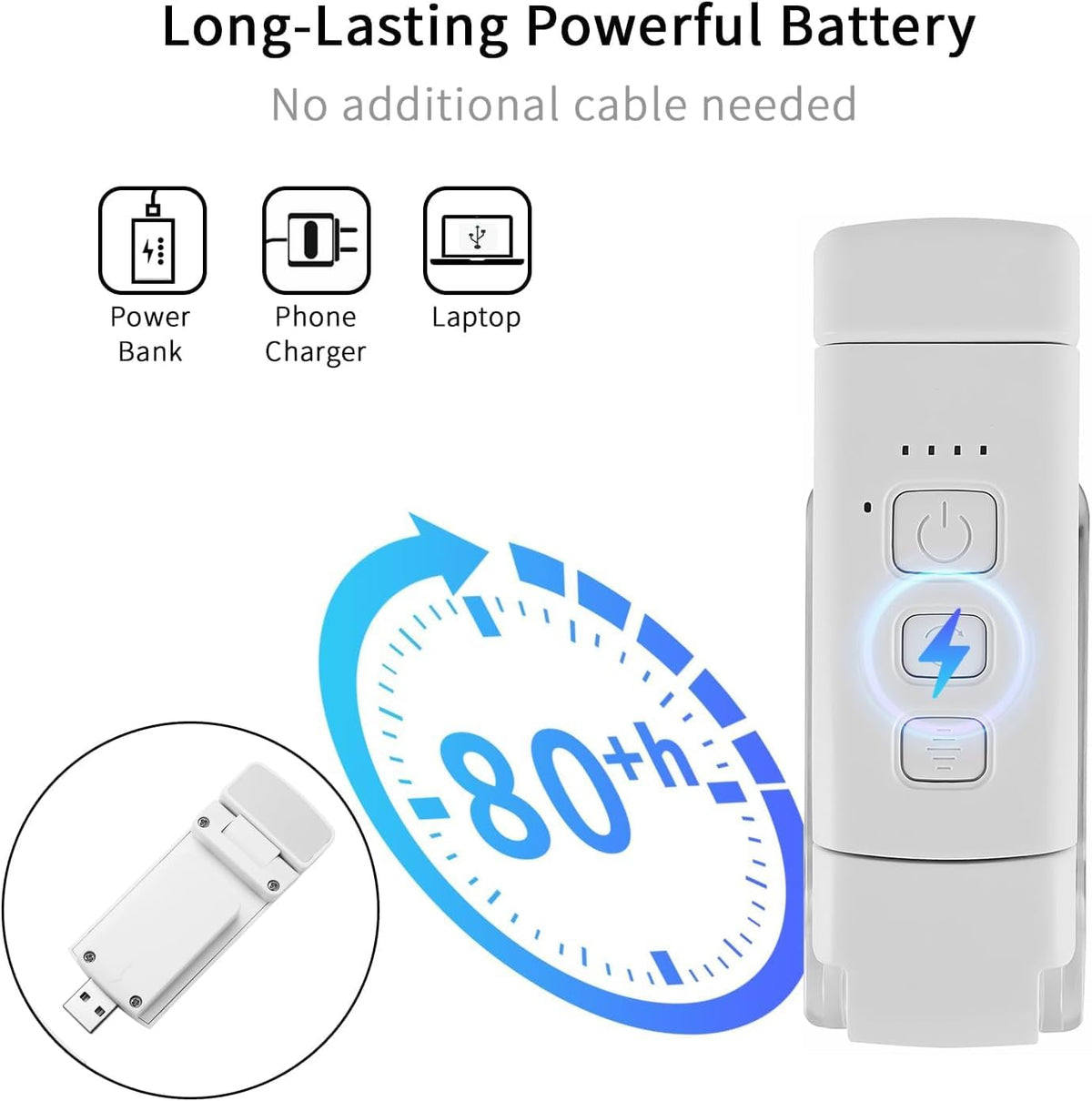 Amber Eye-Care Rechargeable Book Light