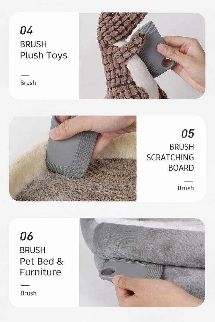 Pet Hair Removal Two-Way Brush 2PCS