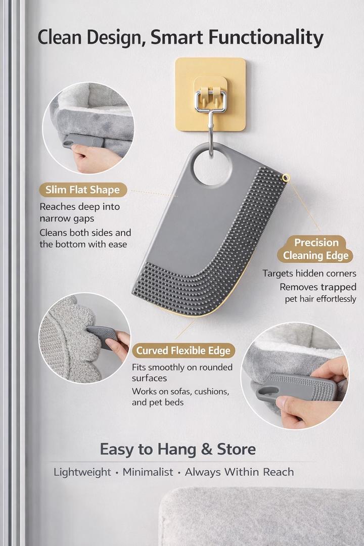 Pet Hair Removal Two-Way Brush 2PCS