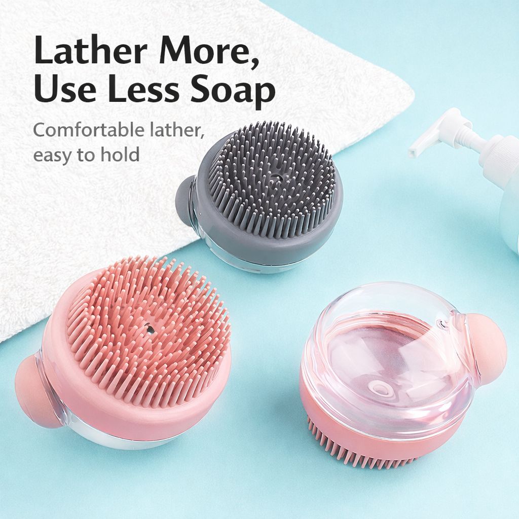 Pet bath brush