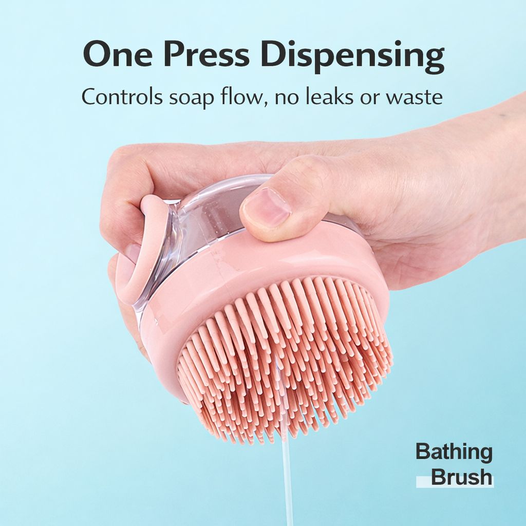 Pet bath brush