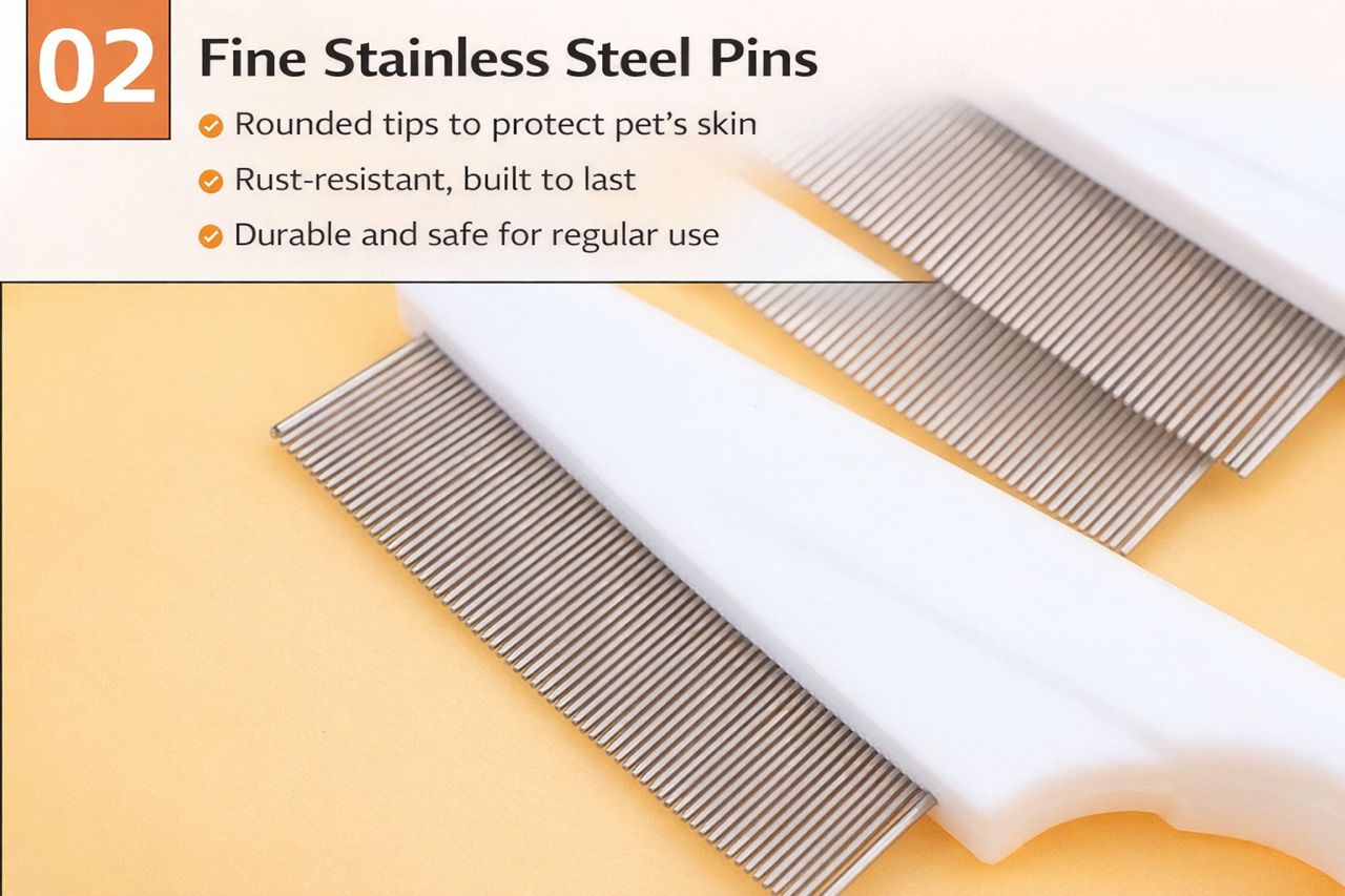 Pet Flea Combs