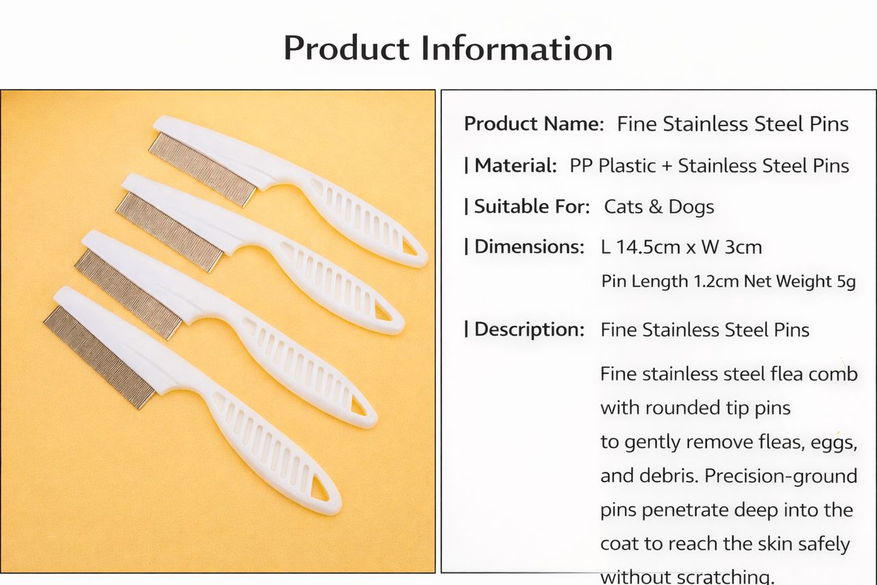 Pet Flea Combs