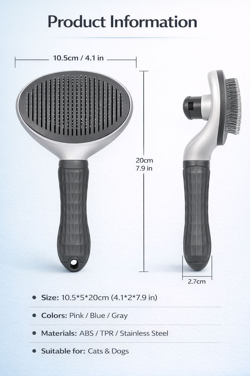 One-Click Self-Cleaning Brush