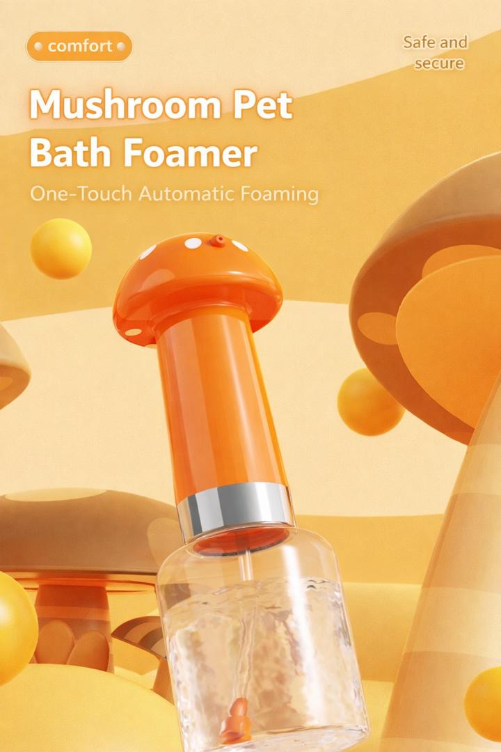 Mushroom Pet Bath Foamer