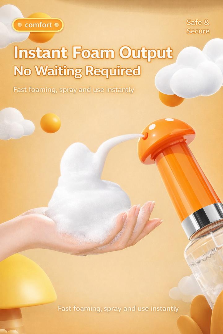 Mushroom Pet Bath Foamer