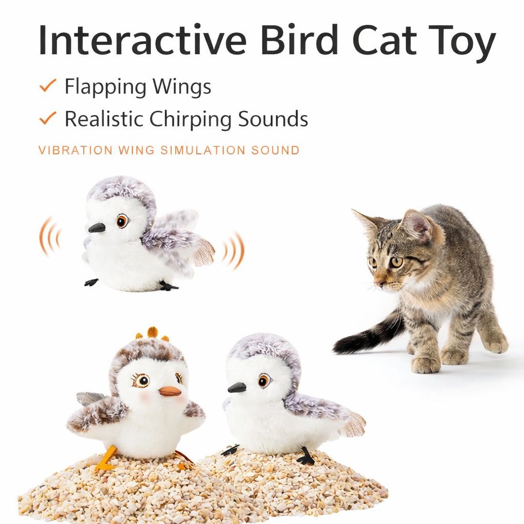 Interactive Bird Cat Toy
