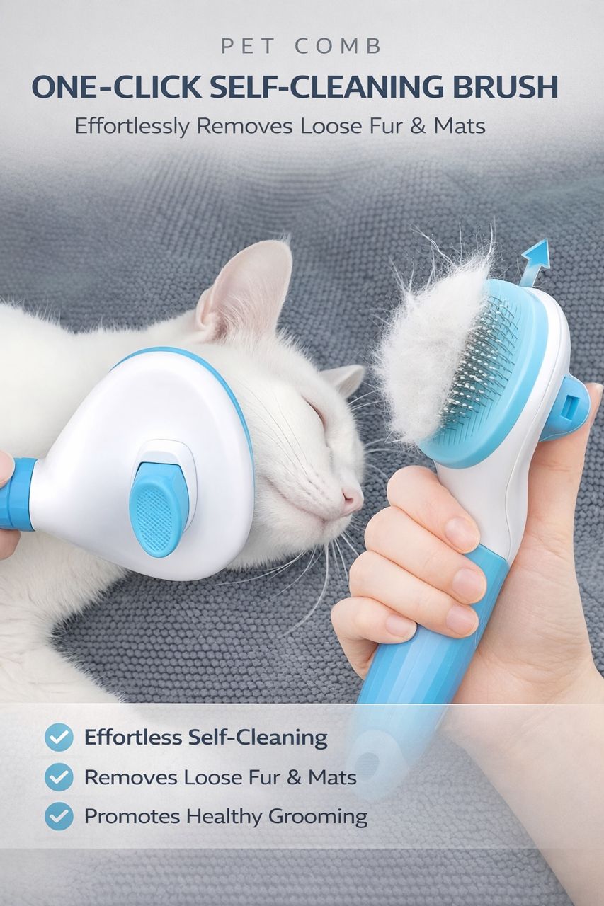 One-Click Self-Cleaning Brush