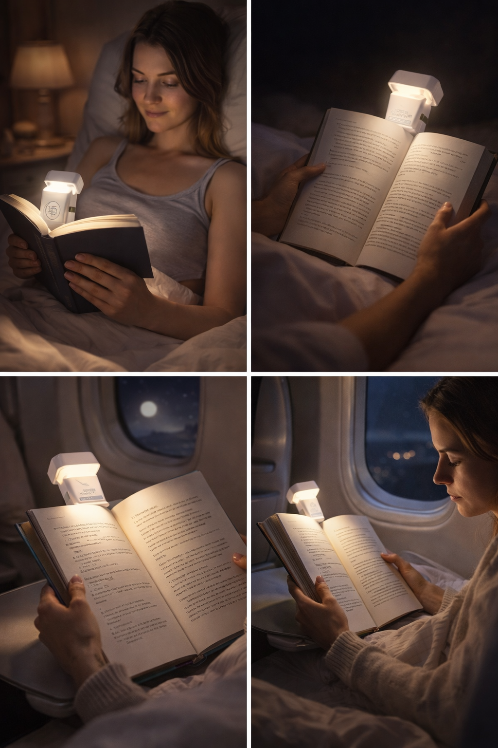 Amber Eye-Care Rechargeable Book Light
